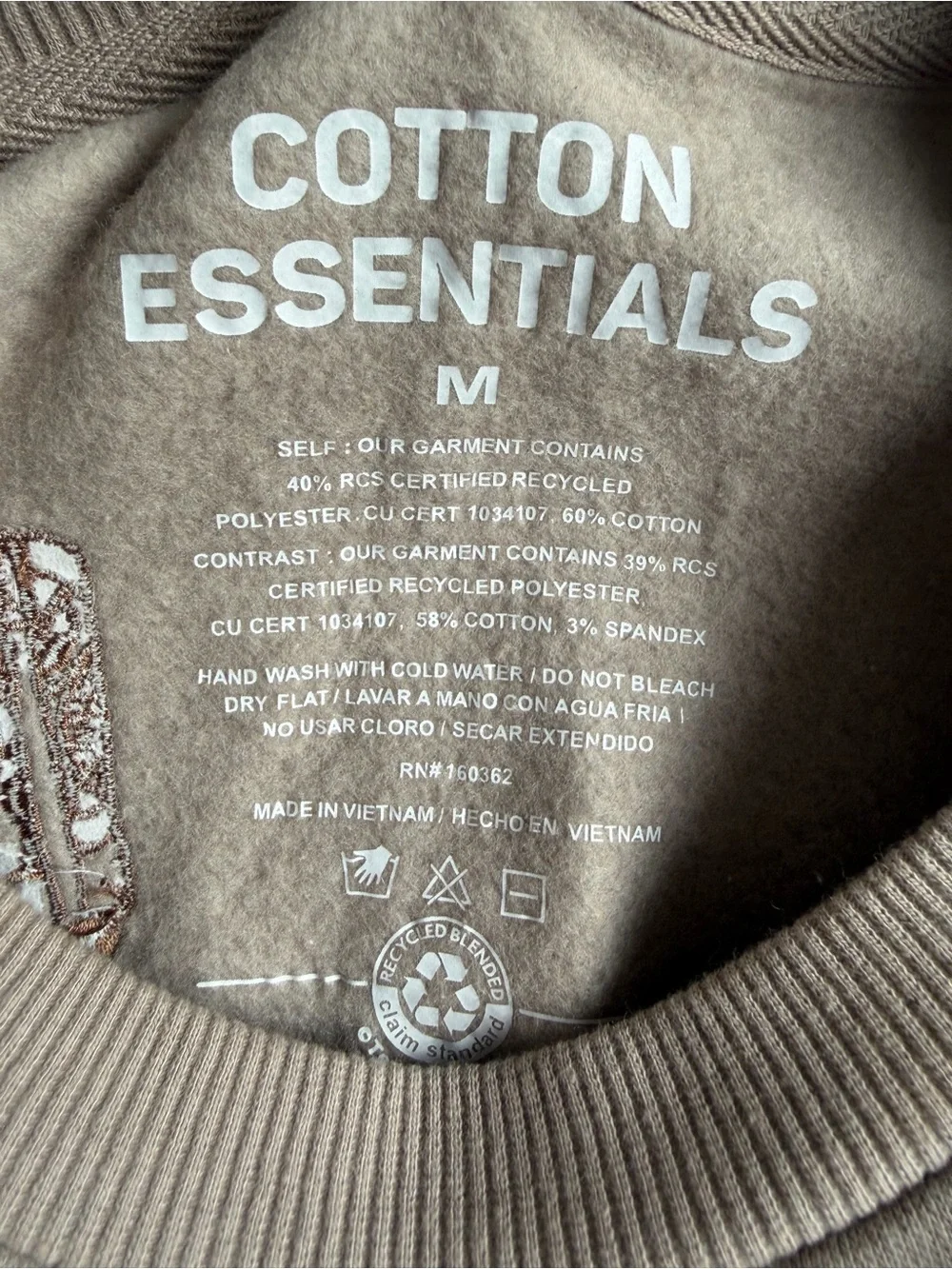 Cowgirl Southwest Western Country Boho Cotton Essentials Top Sweatshirt Women M - Picture 7 of 9
